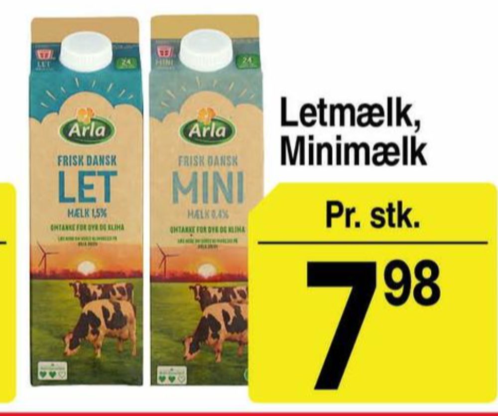 Arla, Letmælk