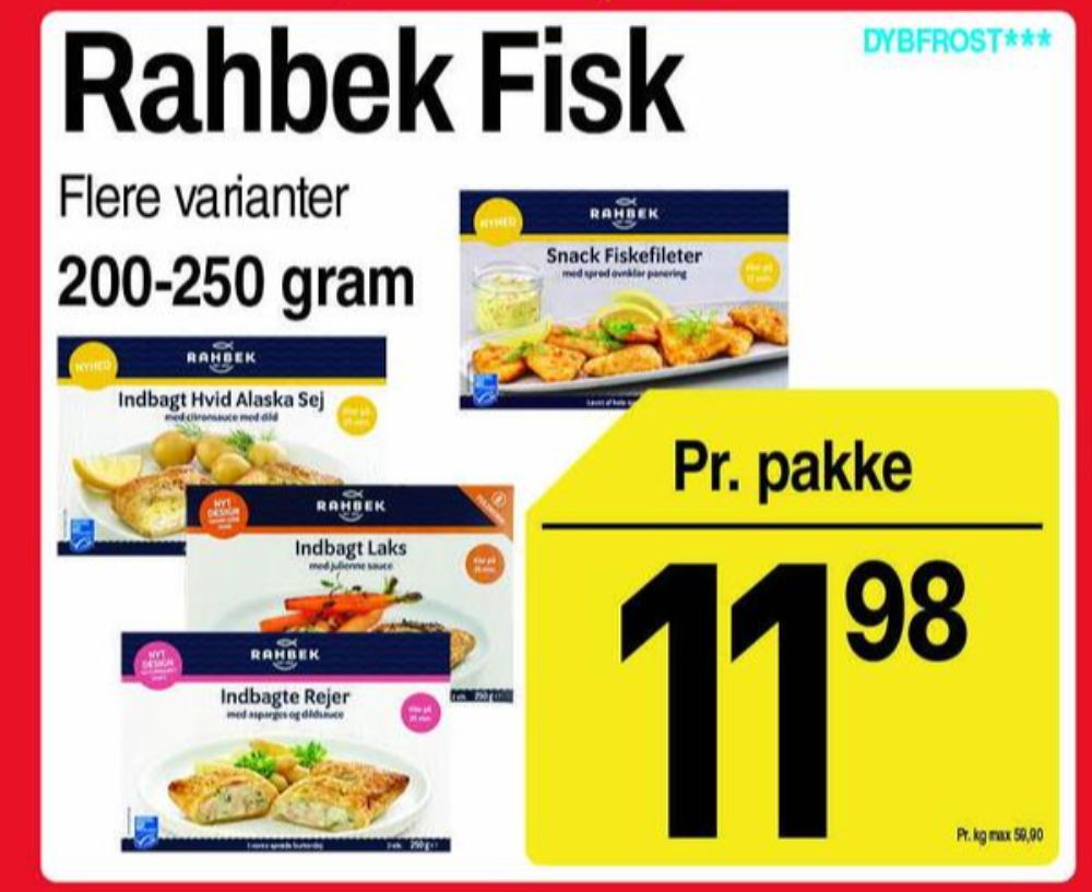 Rahbek, Indbagte Rejer med Asparges og Dildsauce