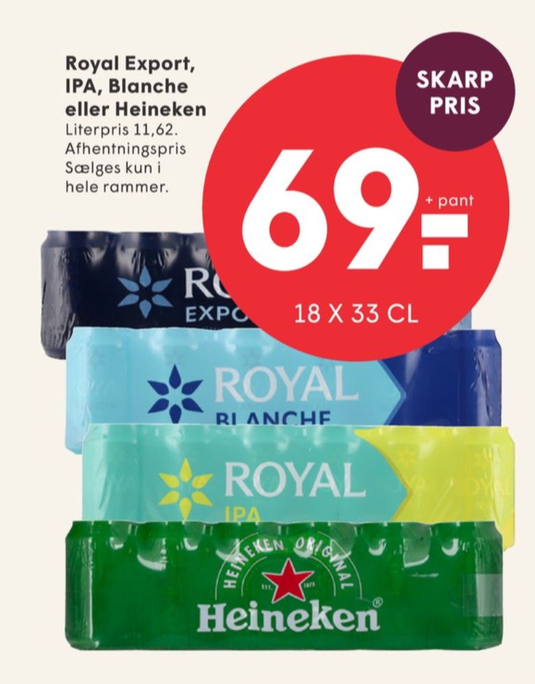 Royal Export, Øl 18 pk.