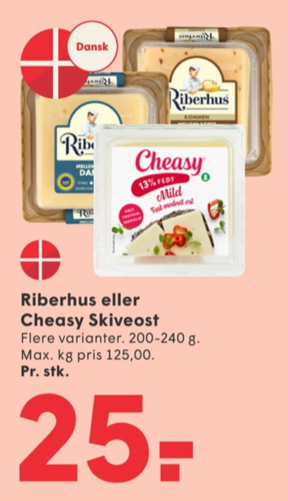 Cheasy, Skiveost 13% mild