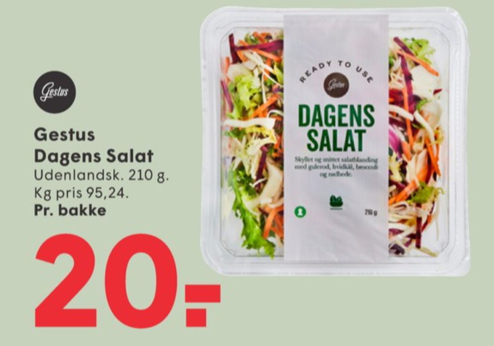 Gestus, Salatblanding