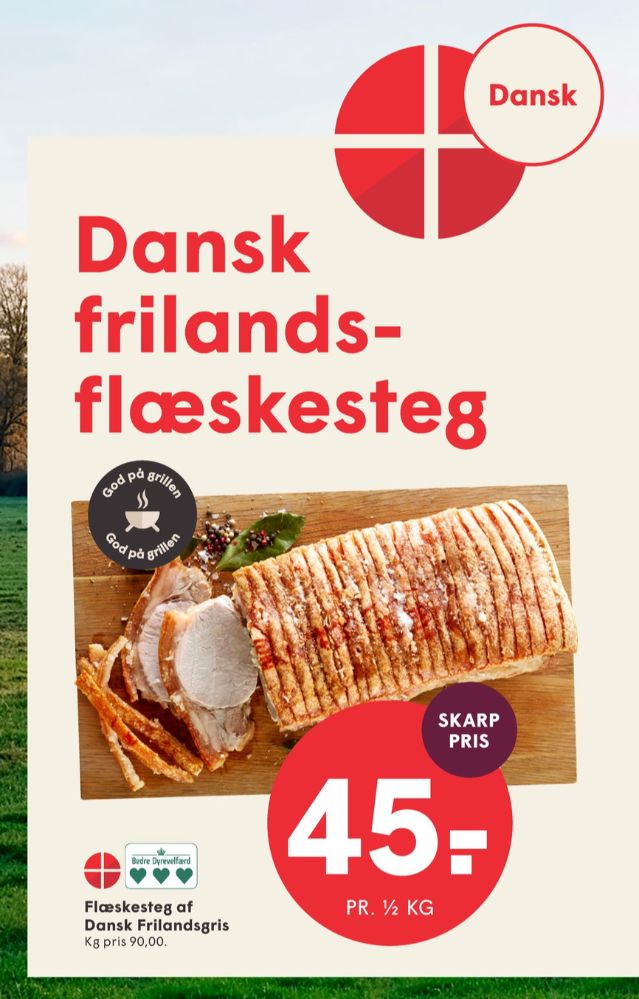 FRILAND Økologi, Flæskesteg