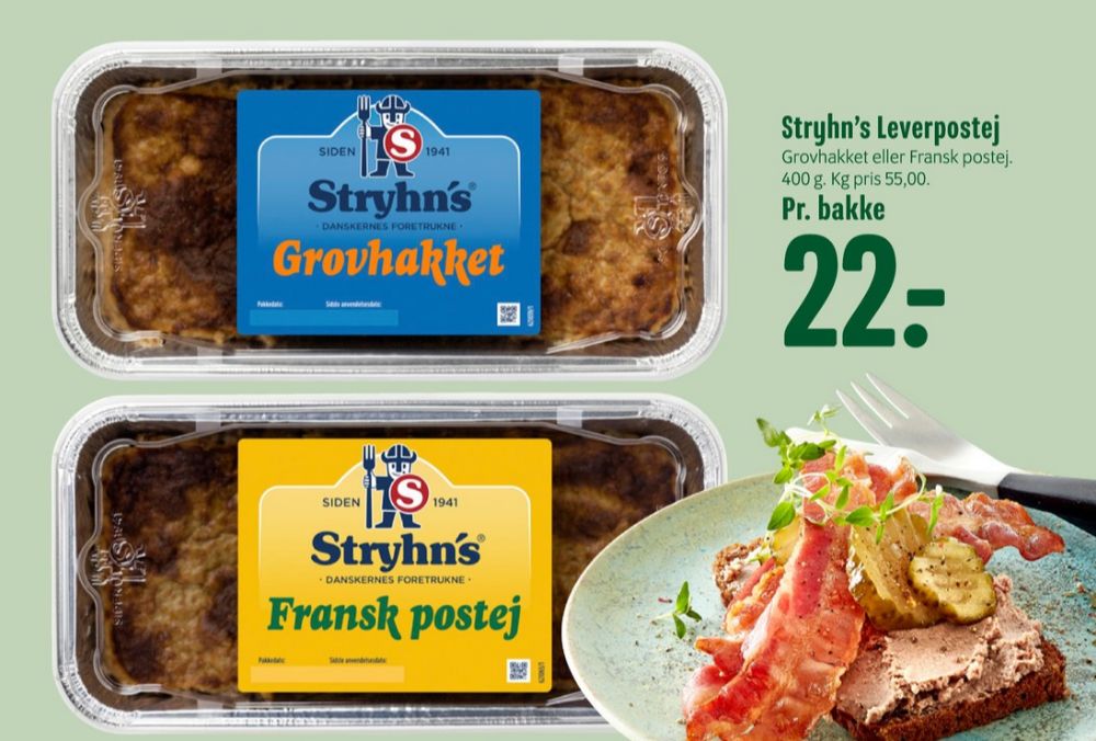 Stryhns Grovhakket, Leverpostej