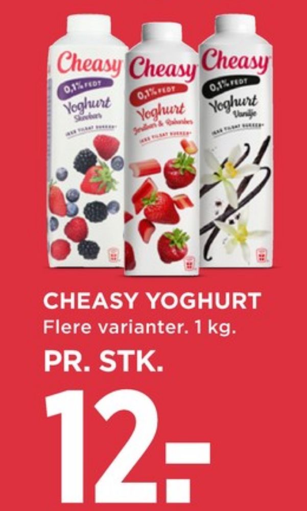 Cheasy, Vanilje Yoghurt 