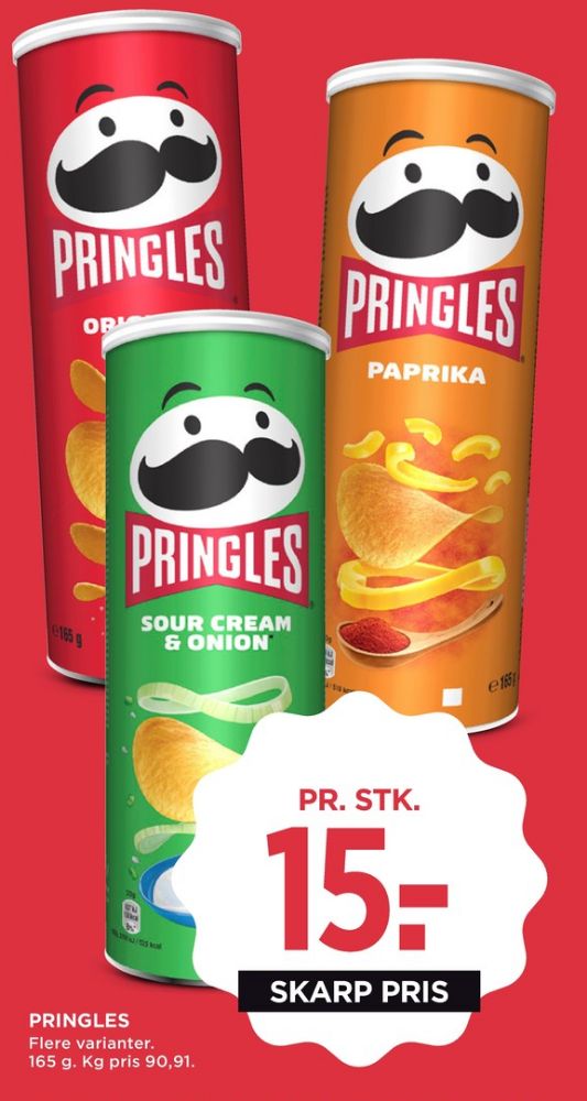 Pringles, Sour Cream & Onion Chips