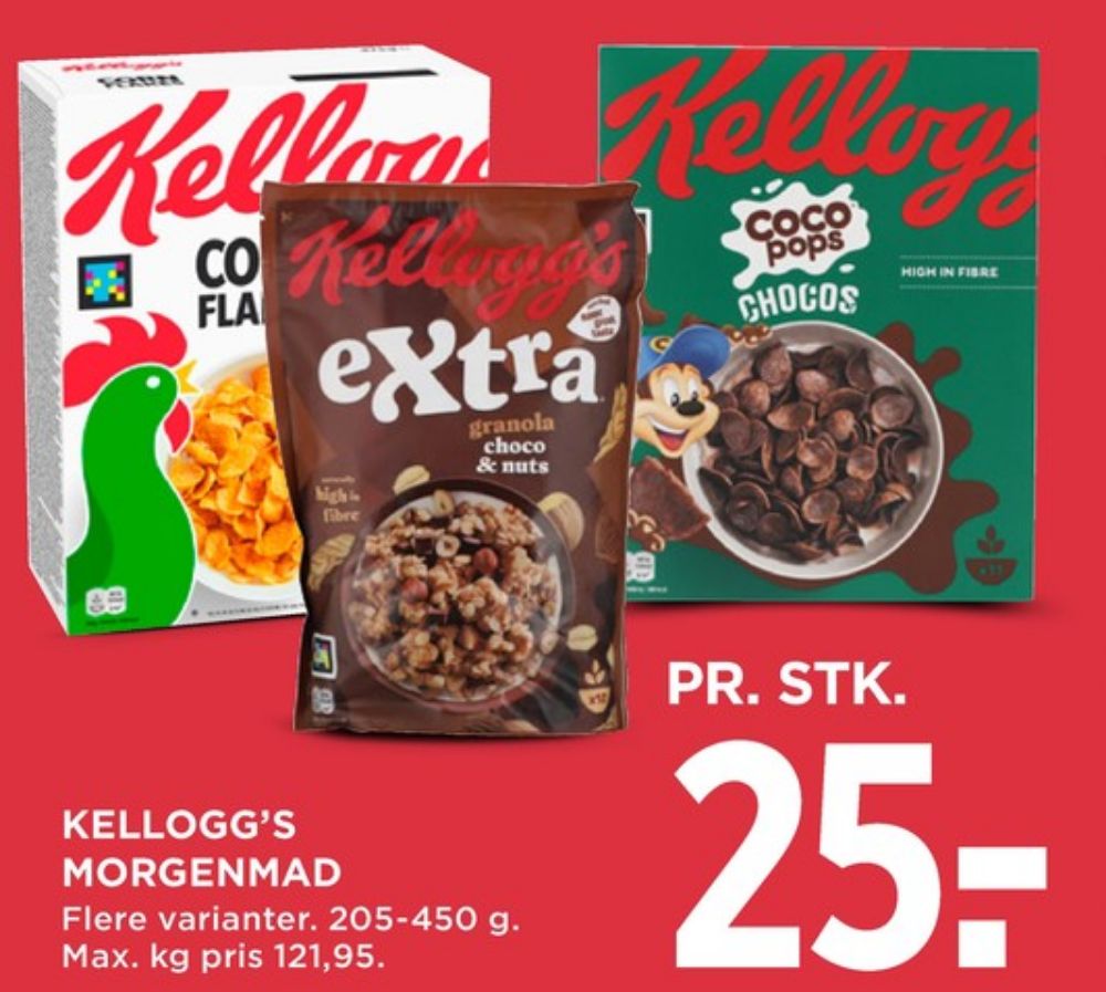 Kelloggs Coco Pops, Morgenmadsprodukt