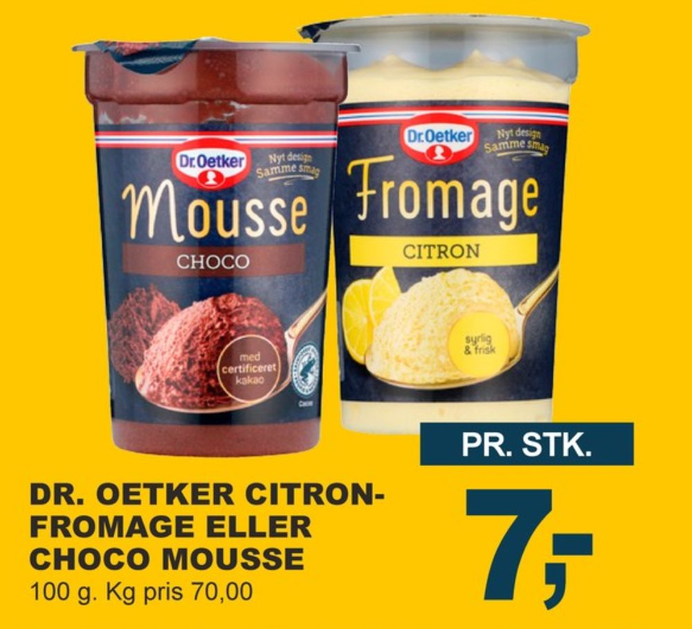 Dr Oetker, Chokolademousse