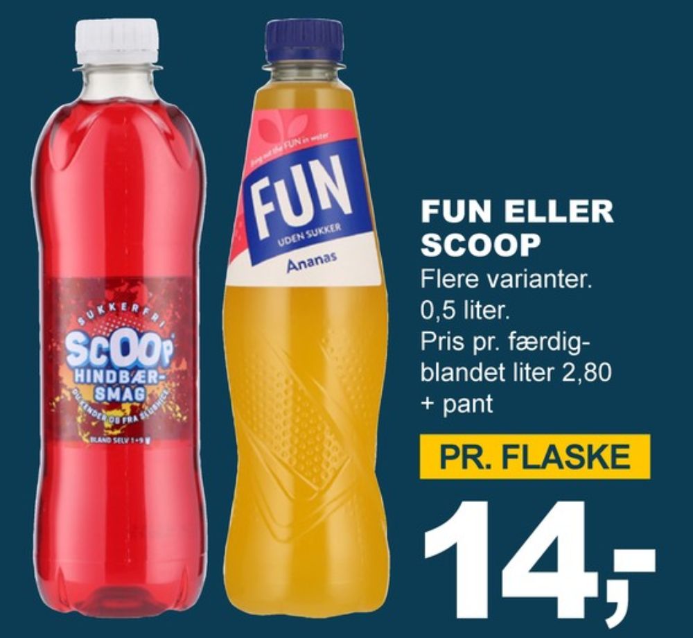 Scoop, Hindbærsmag Læskedrik 
