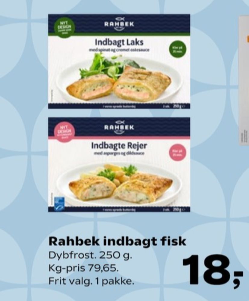 Rahbek, Indbagte Rejer med Asparges og Dildsauce