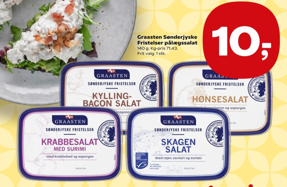 Graasten Sønderjyske Fristelser, Kylling & Baconsalat