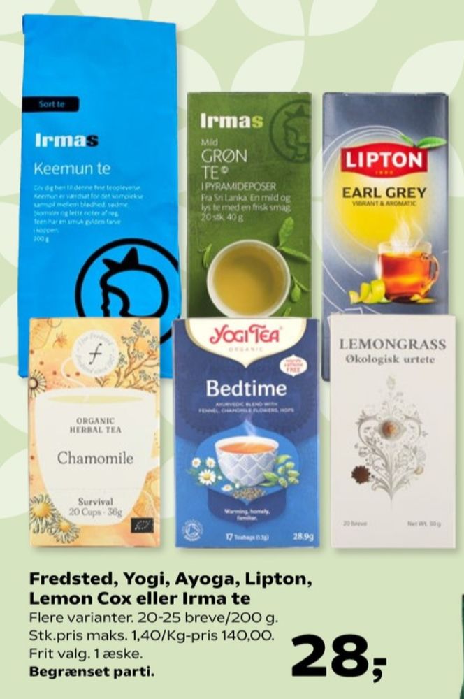 Irmas, Keemun Sort Te