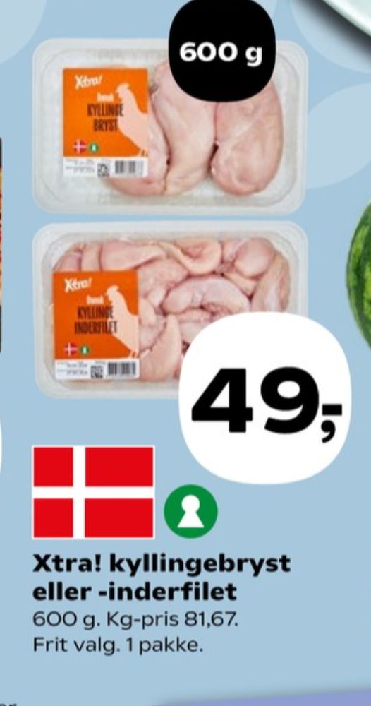Xtra, Kyllingebrystfilet