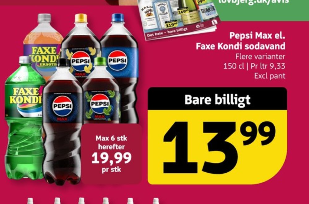 Pepsi Max, Cola