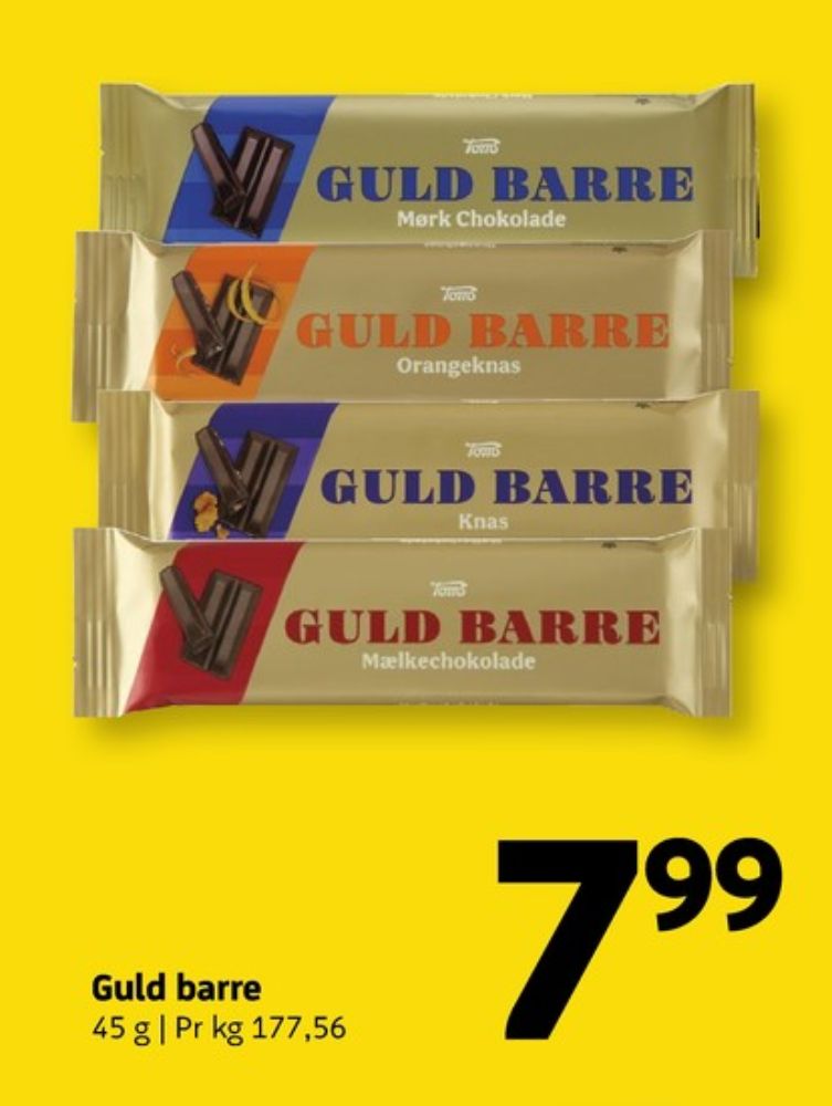 Toms Guldbarre, Chokoladebar Knas