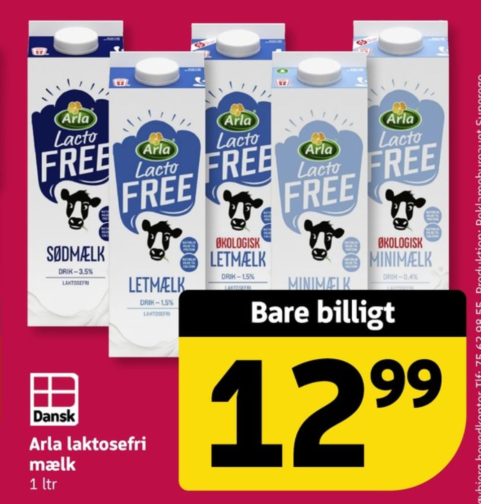 Arla Lacto FREE, Minimælk