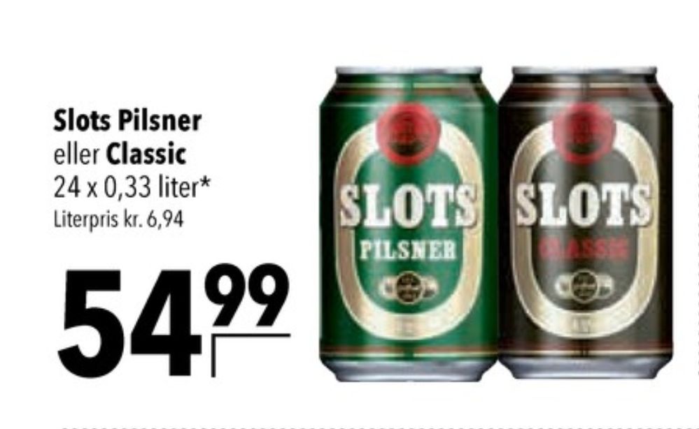 Slots Pilsner, Øl 24 pk.