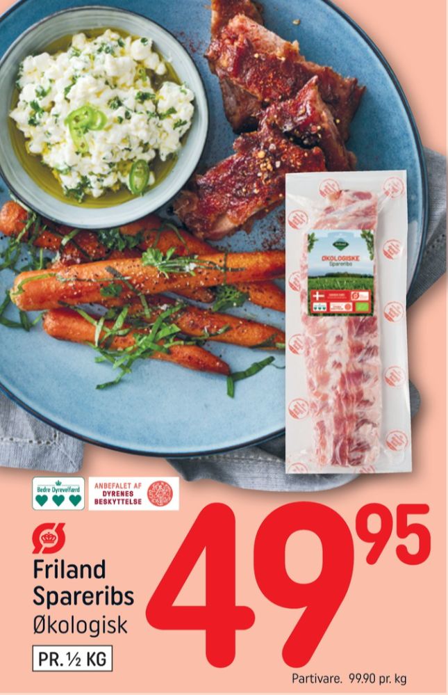 FRILAND Økologi, Spareribs