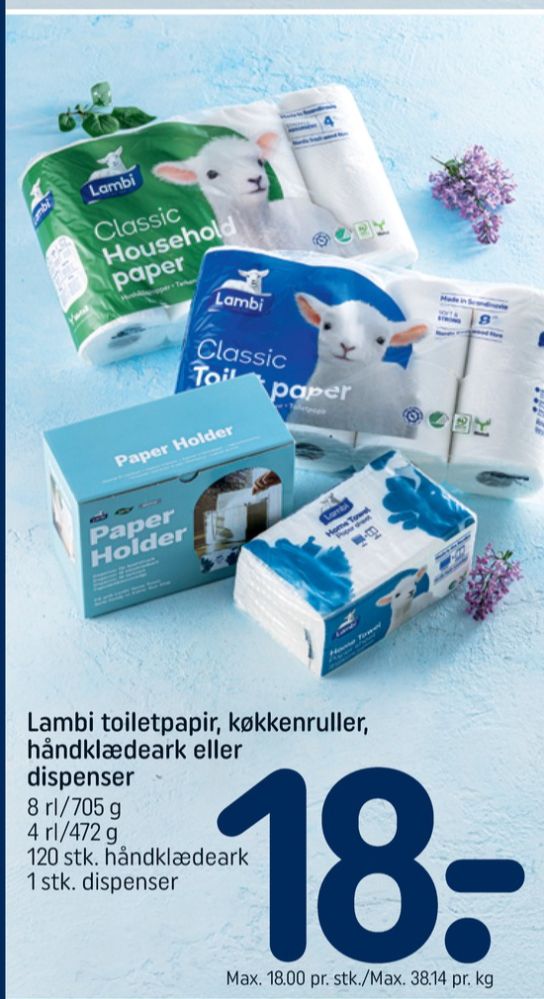 Lambi Classic, Toiletpapir