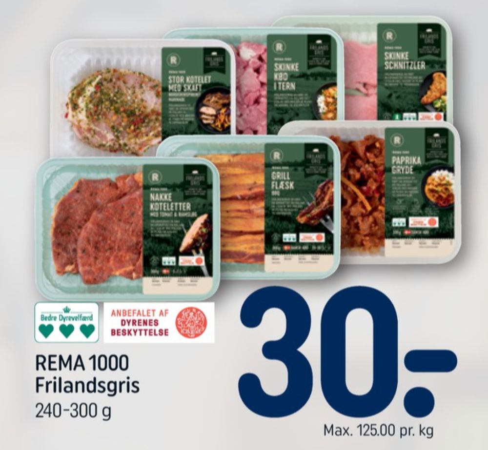 Rema 1000, Grisekoteletter