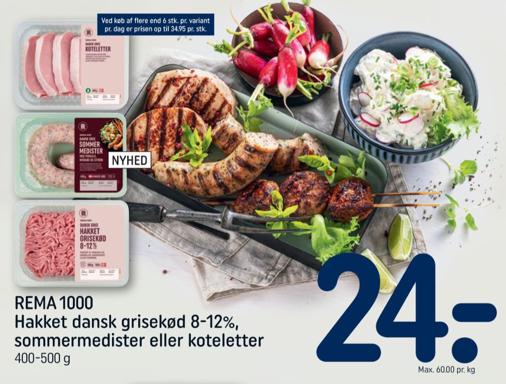 Rema 1000, Hakket grisekød 8-12%