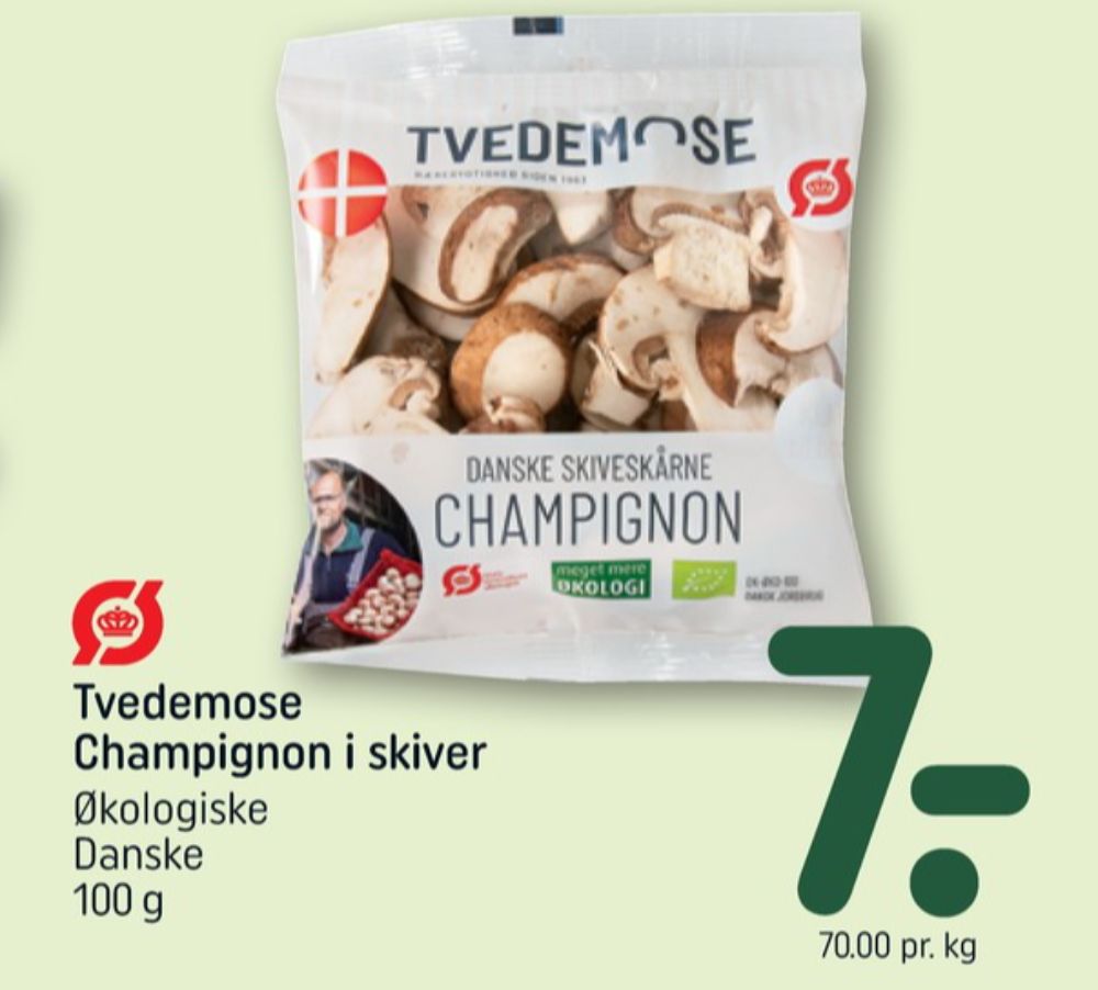 Tvedemose, Champignon