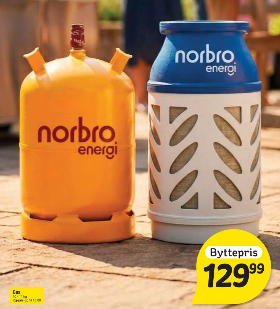 Norbro, Gasflaske