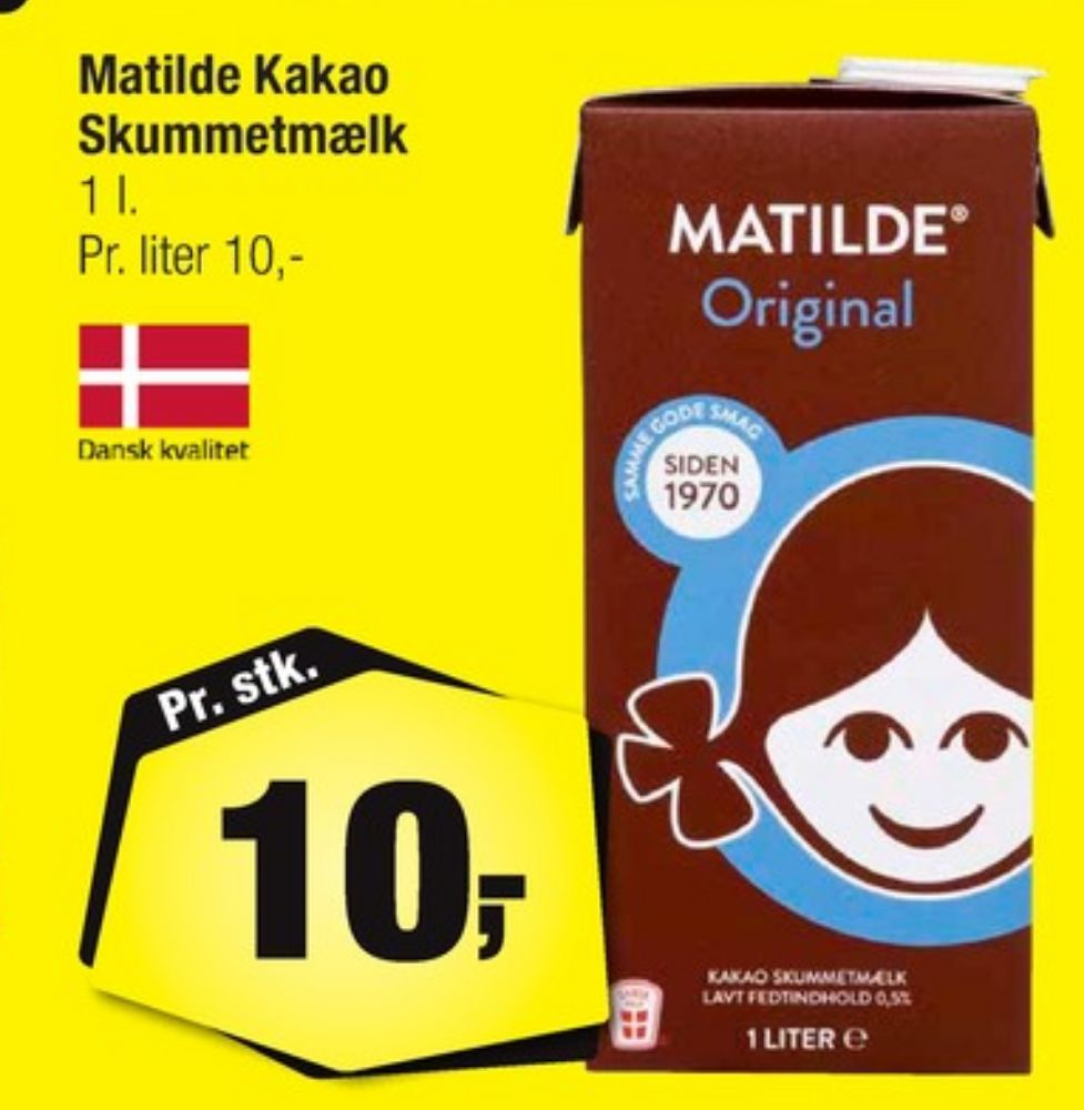 Matilde, Kakaomælk