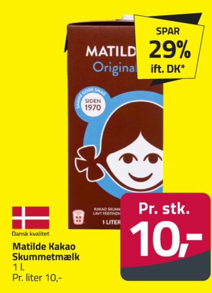 Matilde, Kakaomælk