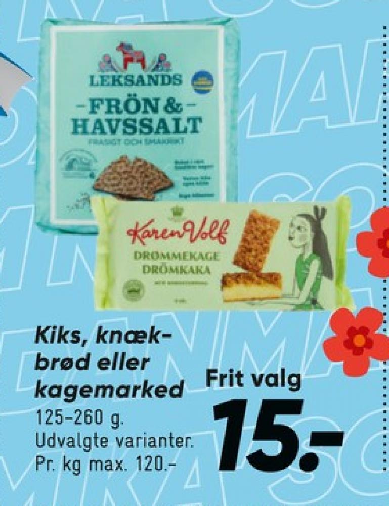 Leksands, Frön & Havsalt knækbrød