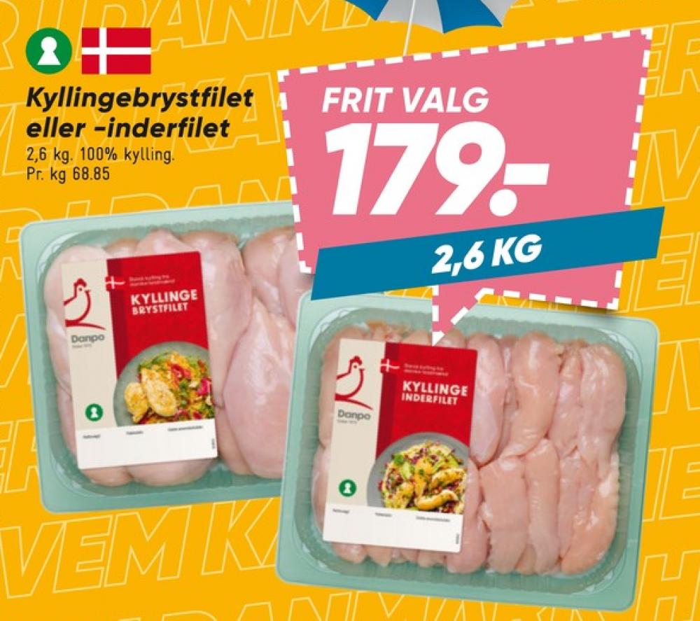 Danpo, Kyllingebrystfilet