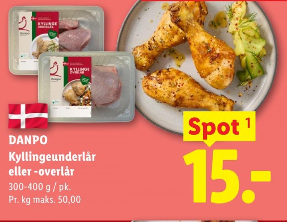 Danpo, Kyllingeunderlår