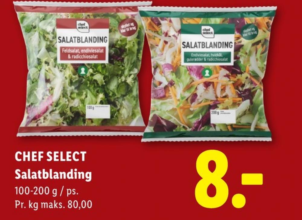 Chef Select, Salatblanding