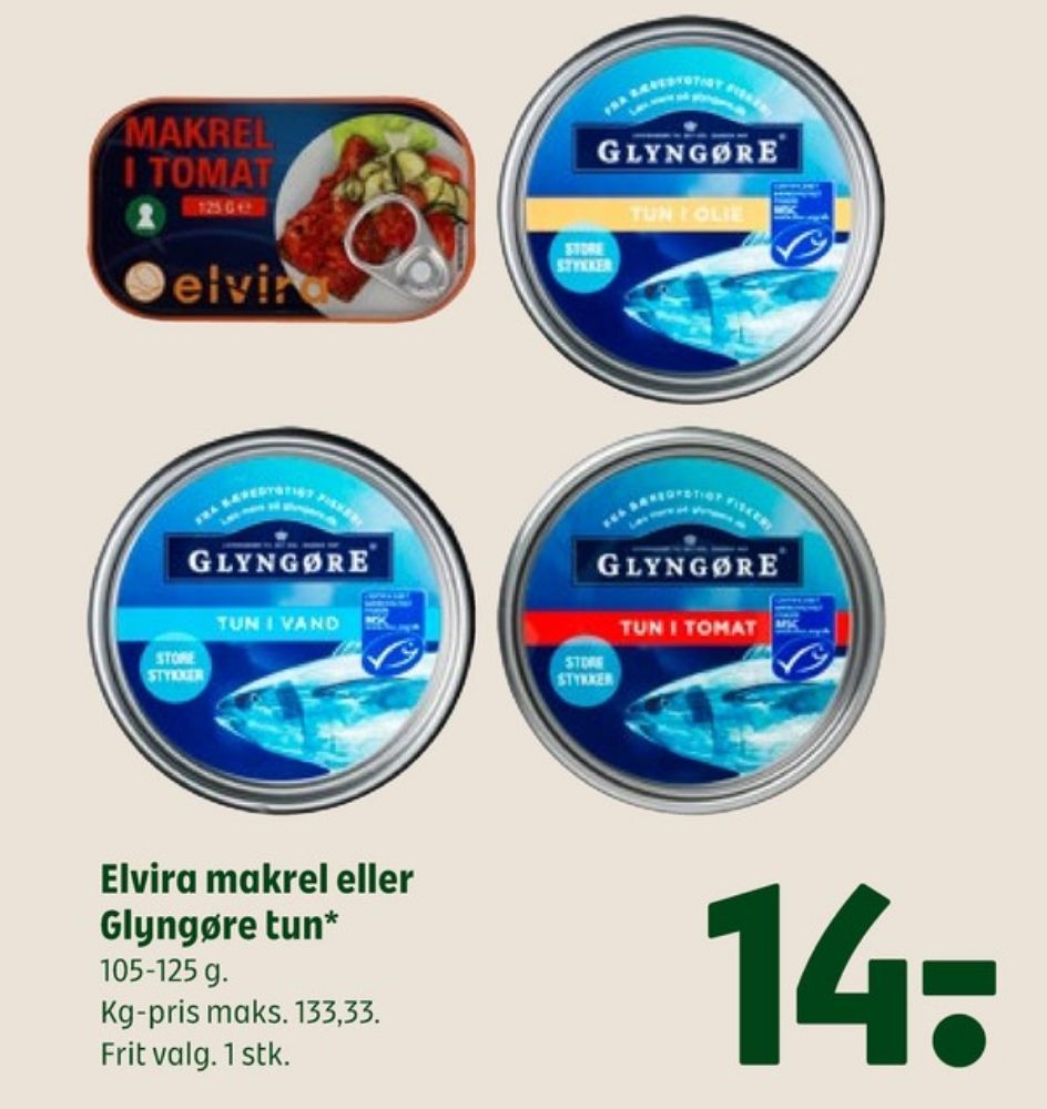 Glyngøre, Tun i olie