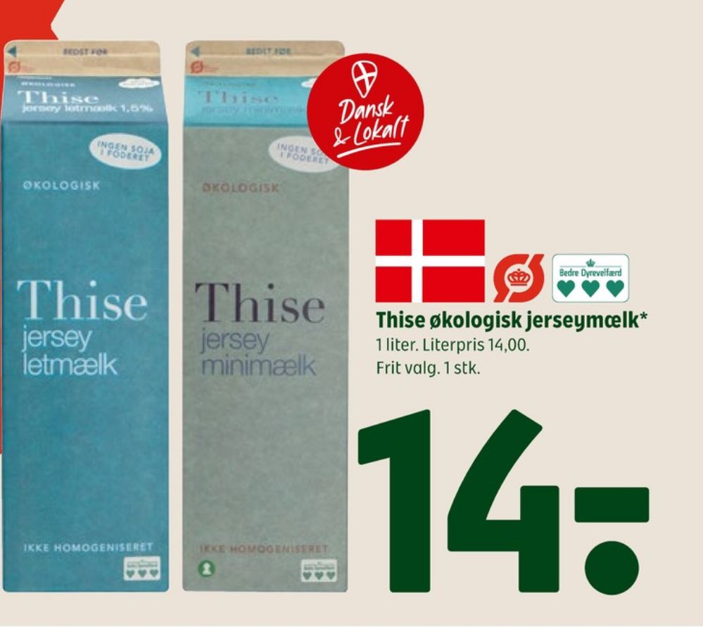 Thise, Jersey Letmælk
