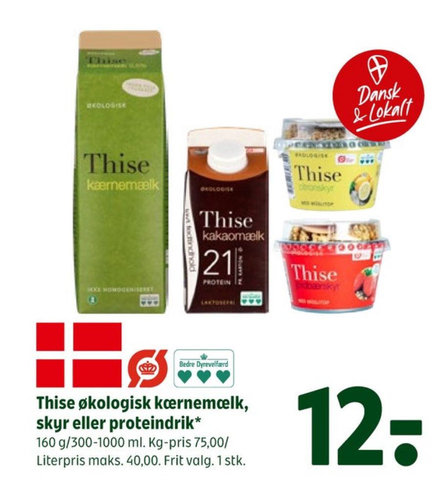 Coop 365 Thise, Kærnemælk