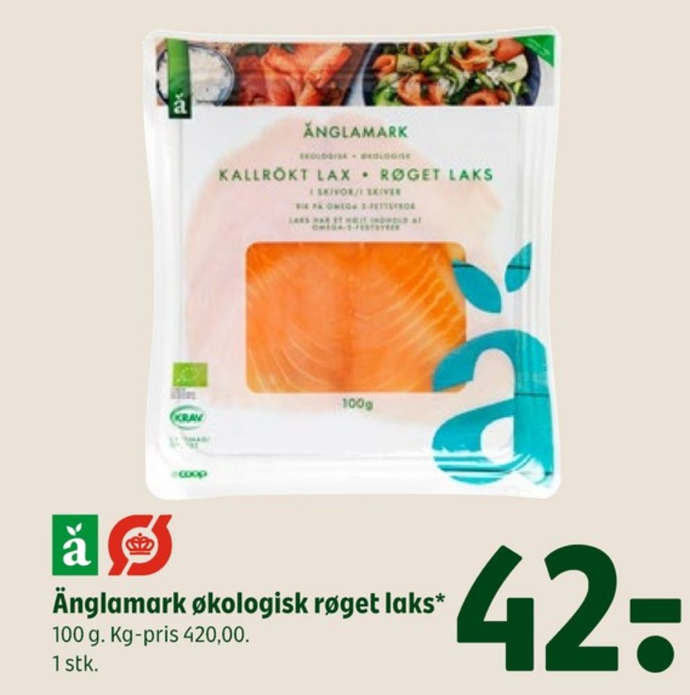 Änglamark, Laks i skiver