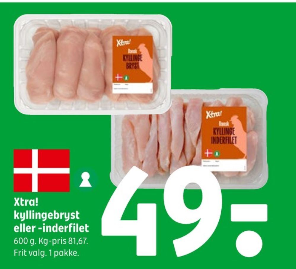 Xtra, Kyllingebrystfilet