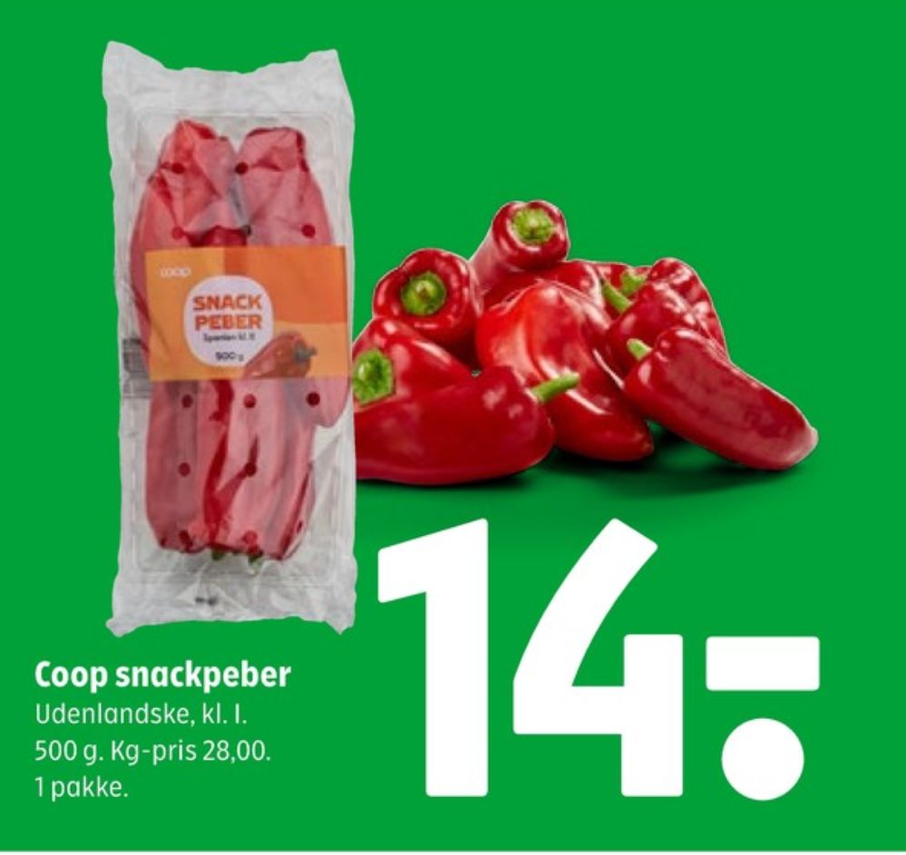 Coop, Peberfrugt