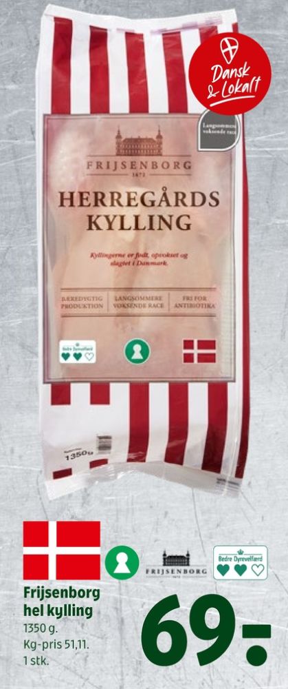 Frijsenborg, Kylling