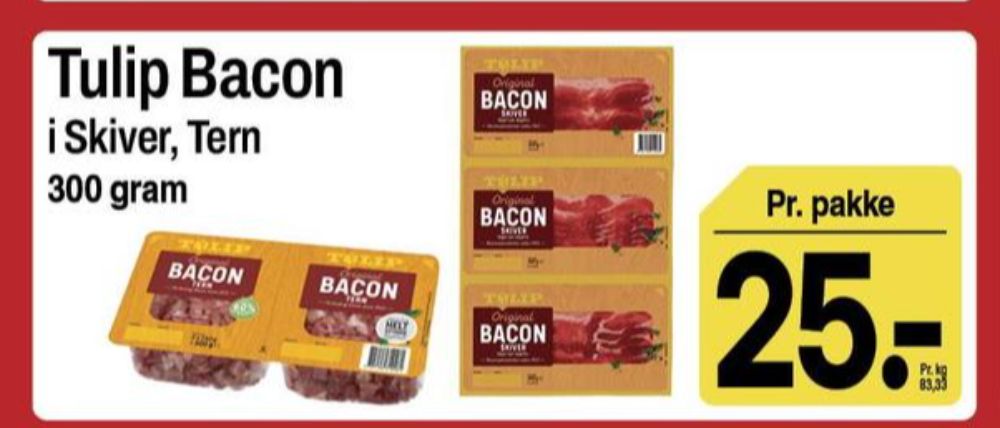 Tulip, Baconskiver