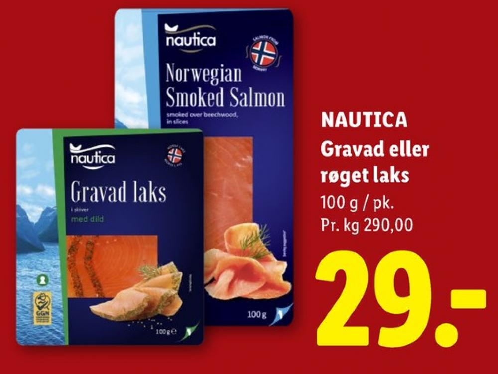 Nautica, Laks i skiver