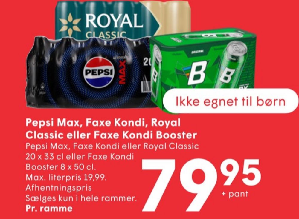 Pepsi Max, Cola 20 pk