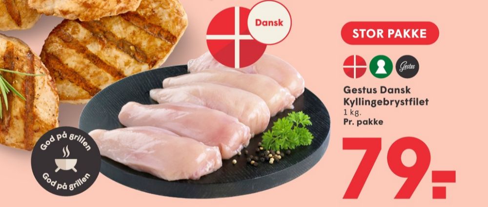 Gestus, Kyllingebrystfilet