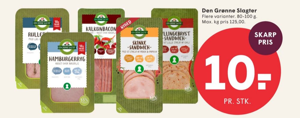 Den Grønne Slagter, Kalkunbacon