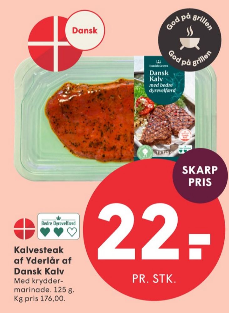 Danish Crown, Kalvesteaks