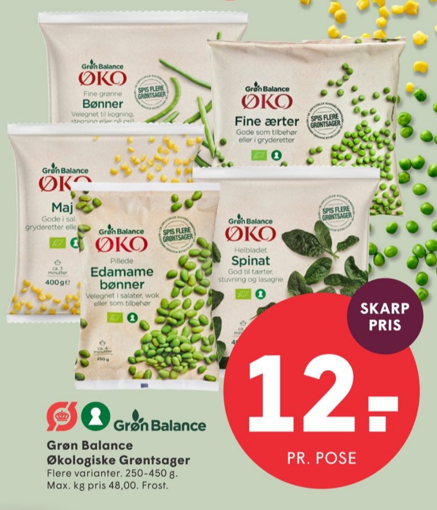 Grøn Balance, Spinat-blade