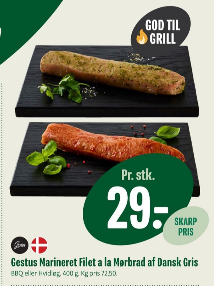 Gestus, Grisefilet
