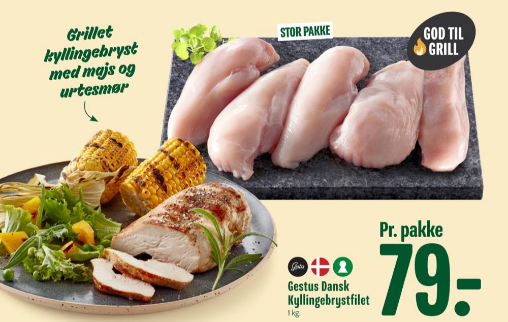 Gestus, Kyllingebrystfilet