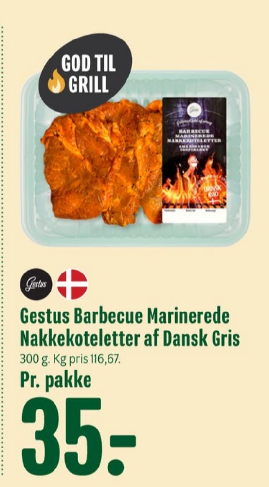 Gestus, Nakkekoteletter