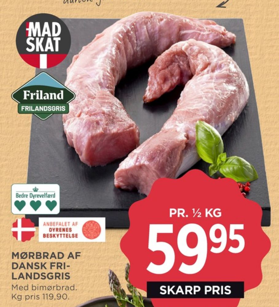 FRILAND Frilandsgris, Grisemørbrad